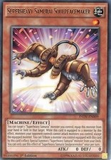 YuGiOh Superheavy Samurai Soulpeacemaker INOV-EN009 Rare Englisch Excellent 1st