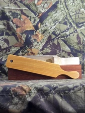New Custom Made Turkey Box Call Made From Hackberry With Chakte Viga Paddle