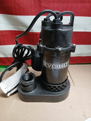 #ad #ad Everbilt 1 4 HP Aluminum Sump Pump w Tether Float Switch HDSP25W NEW OPEN BOX. $42.75