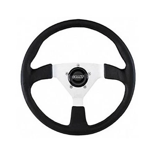 Volante Grant 3 radios 13,5" #191-14 y adaptador Polaris Ranger - plateado Foto 2 de 4