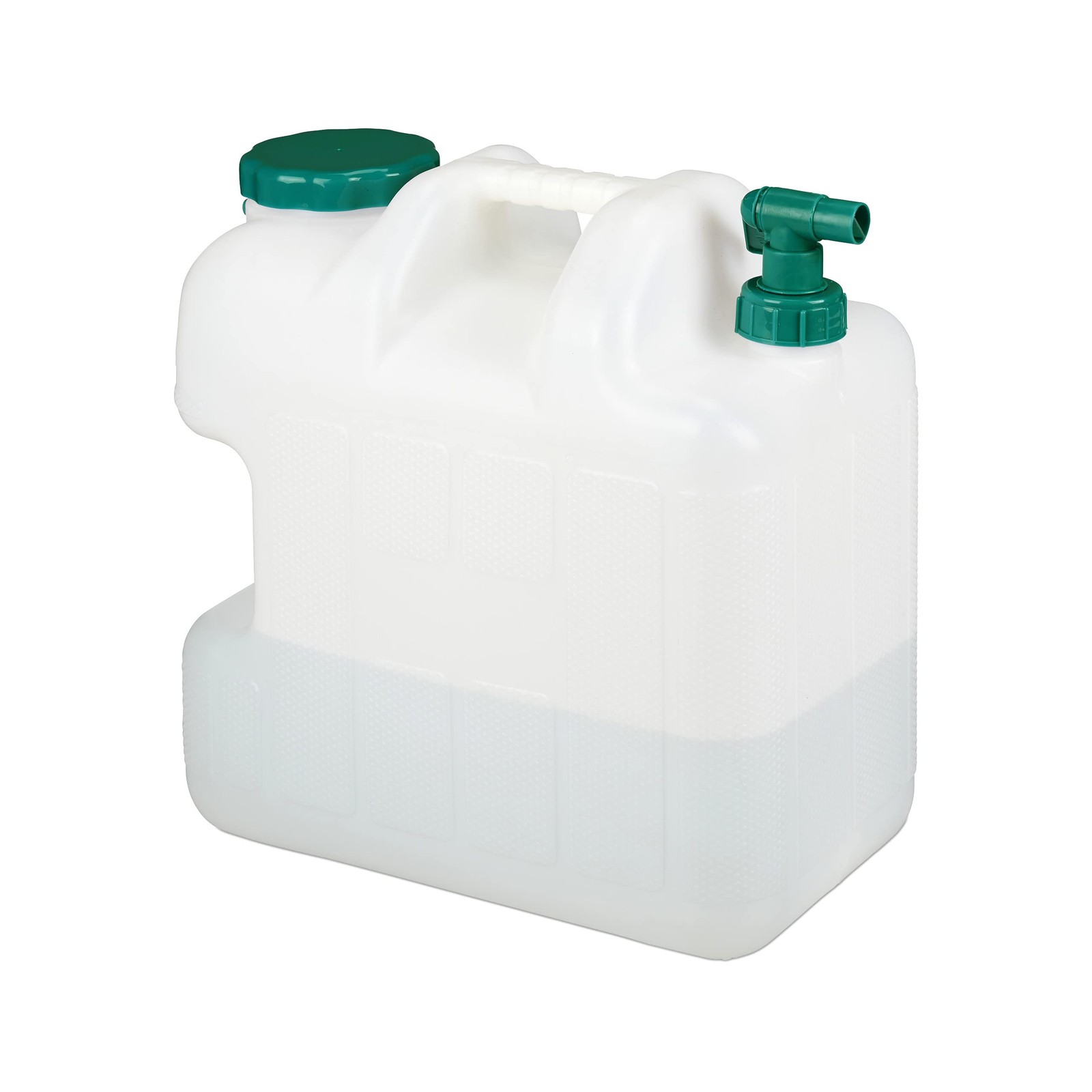 Bidon d’eau 25L avec robinet en plastique sans BPA transparent pour camping
