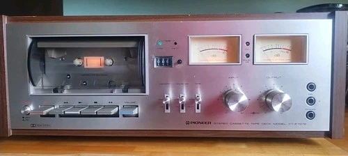 Vintage Pioneer  Stereo Cassette Tape Deck  Model CT-F7272 Repaired New Belts