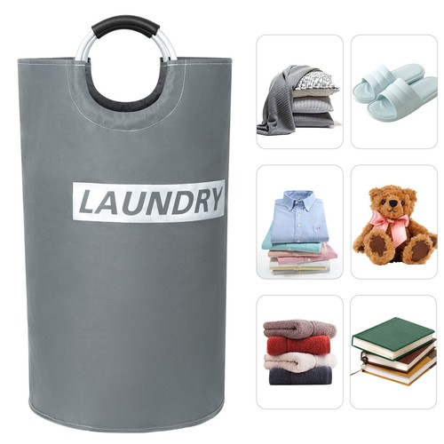 82L Large Laundry Basket Waterproof Laundry Hamper Collapsible Folding Tall C... - Picture 5 of 5