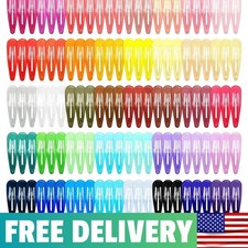 Lightweight  Travel-Friendly 120 Pack of Snap Hair Clips in Vibrant Colors