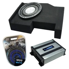 Harmony HA-F124 12" Subwoofer Fits 14-18 Chevy Silverado Crew Cab w/ HA-A400.1