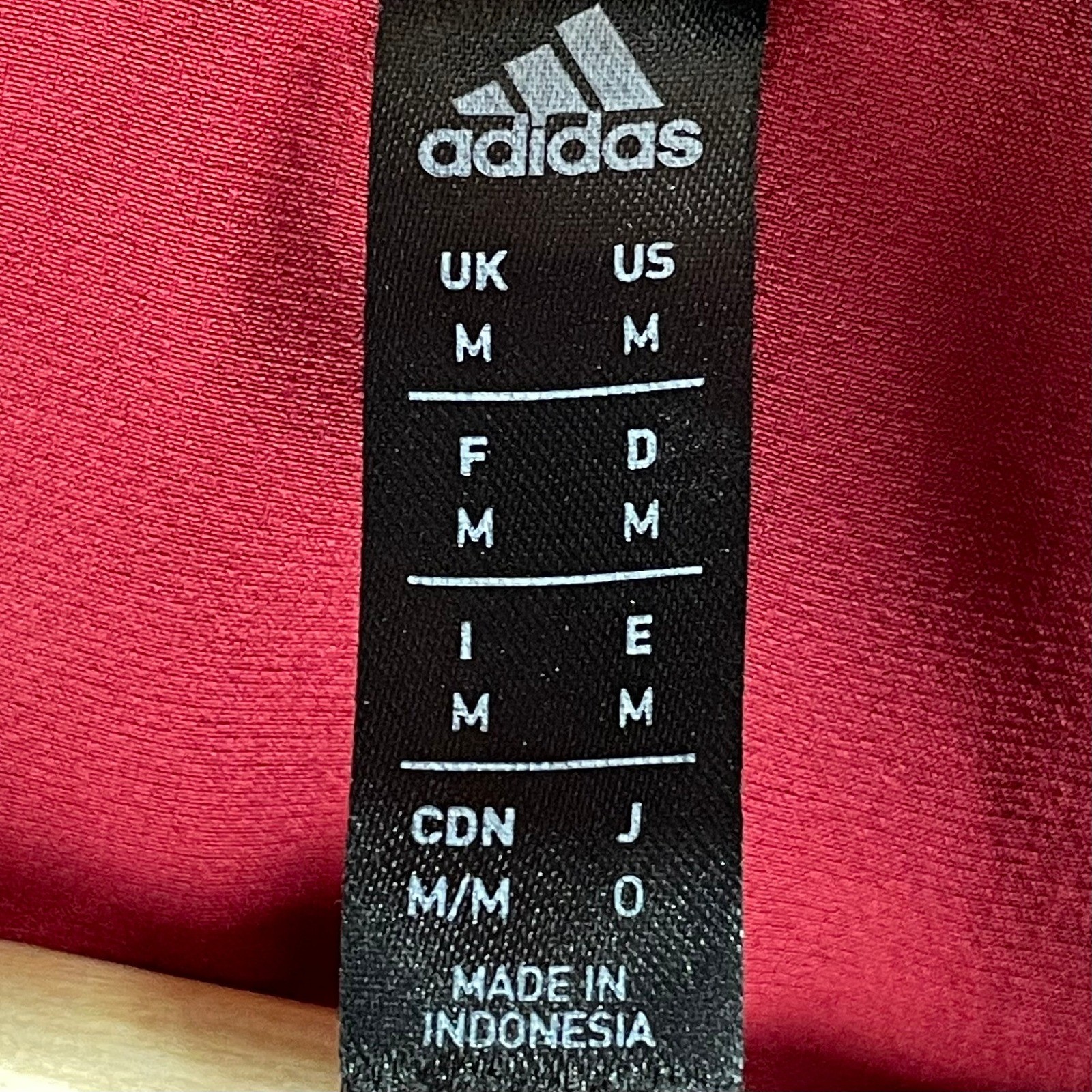 adidas ZNE Bomber Jacket Mens Medium Black Performance Tech Water Repellant thumbnail 9