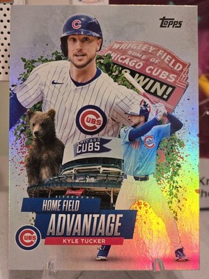 Kyle Tucker 2025 Topps Update Home Field Advantage HA-45 Chicago Cubs SP Case...