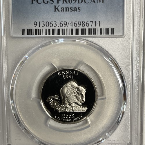 2005 S Kansas Quarter PCGS PR69DCAM 25C #49686711 - Picture 6 of 7