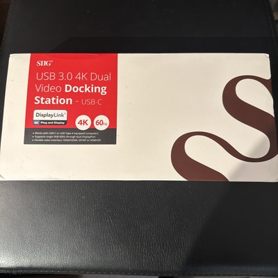 SIIG USB-C 4K Dual Video Docking Station Single 5K Display P/N: JU-DK0411-S1