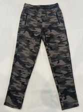 GAPfit Dry Kids Joggers Gray Camo Sweatpants Size XXL Zip Pockets Drawstring