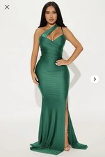 Fashion Nova - Can't Replace You Maxi Dress - Hunter