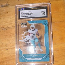Panini 2021 Chronicles Playoff Momentum PMR-6 Jaylen Waddle Dolphins CSG 10