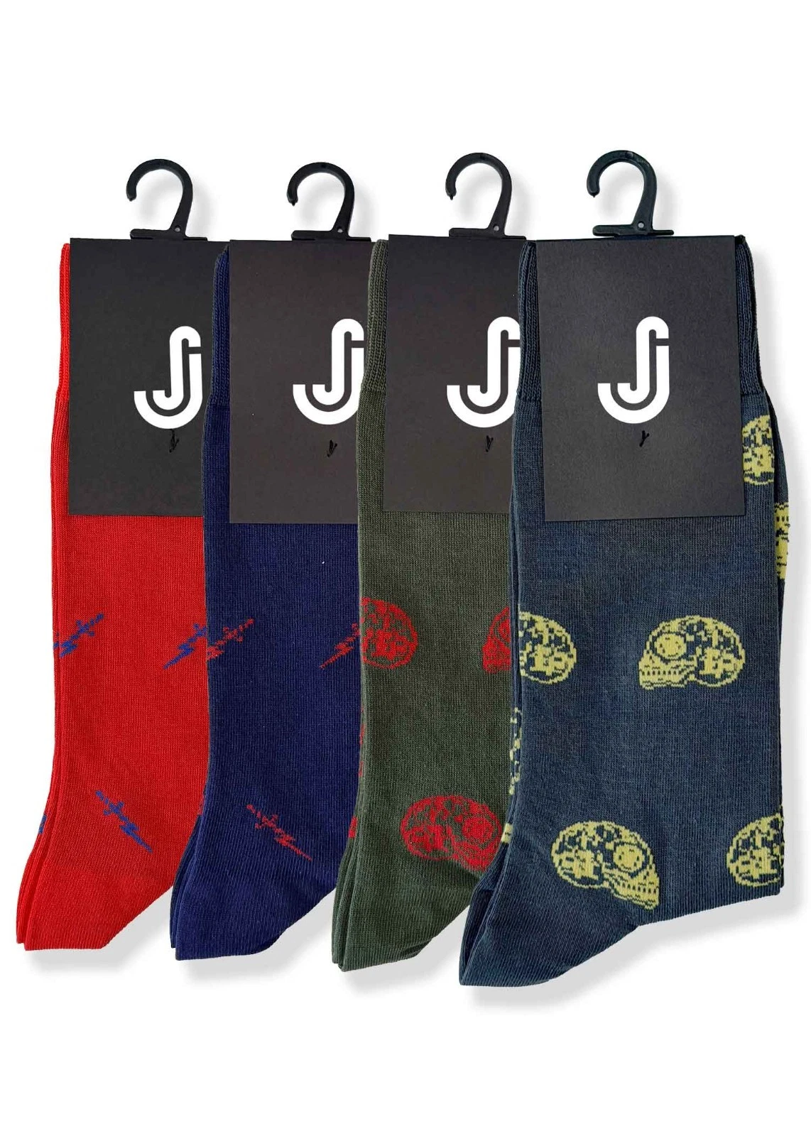 The Rebel Collection – 4 Pack Mens Patterned Socks - Size UK 7-10.5
Opens in a new window or tab
