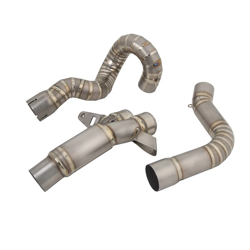 Tubo de escape medio aleación de titanio antideslizante para Ducati Multistrada 950 V2 2017-2020 Foto 4 de 4