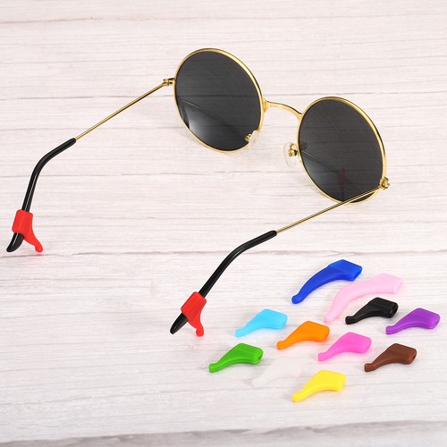 12pair 40x23mm Glasses Ear Grips Anti Slip Eyeglass Ear Hooks 2 Colors - Picture 5 of 5