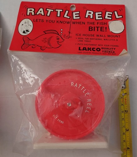 Lakco Tackle Rattle Reel Wall Mount Durable & Reliable Northerns Walleyes Trout - Picture 10 of 14