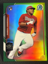 2015 Bowman Chrome GREEN REFRACTOR ROOKIE Yasmany Tomas 16/99