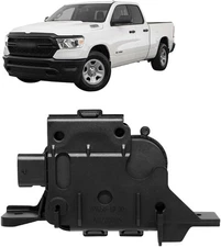 Active Radiator Grille Shutter Actuator Motor Assembly, Compatible with Black 