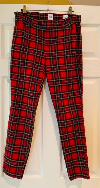 GAP Brand New w/o Tags Plaid Skinny Ankle Pants Size 10 - New