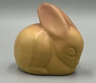 VAN BRIGGLE POTTERY Bunny RABBIT Aspen Sunrise TRI-COLOR CCII A1