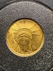 1989 Johnson Matthey Liberty Trade * 1/20 oz Fine .9999 Gold Coin * Super Rare *