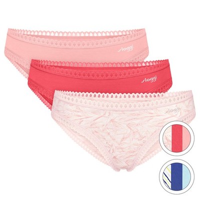 3er Pack - Sloggi - GO Crush - Damen - Unterhose - Unterwäsche - Slip - Minislip