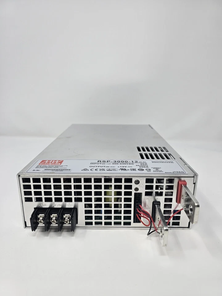 Переключающий источник питания Mean Well RSP-3000-12 12 В 250 А протестирован рабочий - Изображение 2 из 4