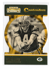 2015 Contenders Brett Favre #LC4 Legendary Contenders Gold Die Cut /199 Packers