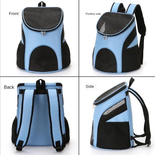 PET CARRIER BACKPACK BREATHABLE TRAVEL BAG – Ventilated, Comfortable & Stylish - Picture 3 of 12