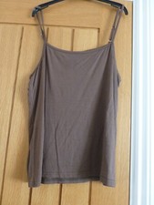 BRAND NEW - BROWN CAMI - FIT 34" BUST - POSTED NEXT DAY  8/25 