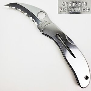 Spyderco G2 Stainless | eBay Spyderco G2 Stainless | eBay