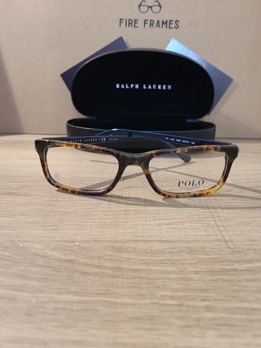 Polo Ralph Lauren PH 2143 5549 Navy Blue Tortoise 55-18-145 Eyeglasses Frames - Picture 2 of 7