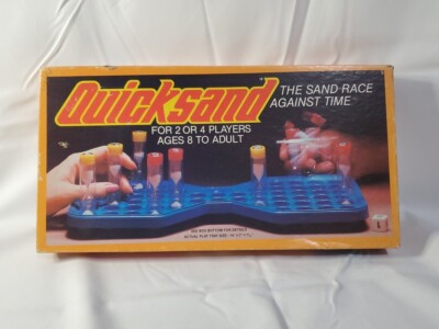 Vintage Quicksand Board Game Sand Race Against Time 1981 Western Publishing Co