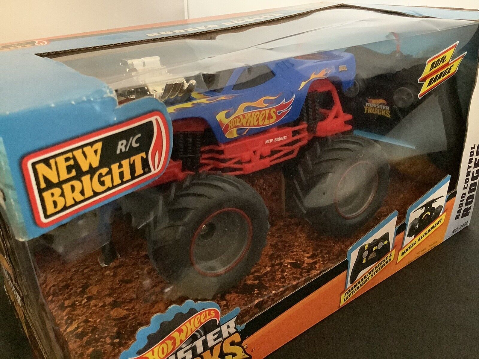 Hot Wheels Monster Truck, radio control Rodger Dodger 1:24 Scale