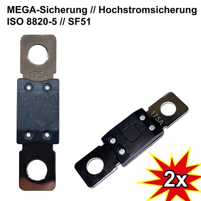 175A  Mega Fuse Sicherung Hochstrom 80-48V KFZ LKW Boot Lynx Distributor Victron