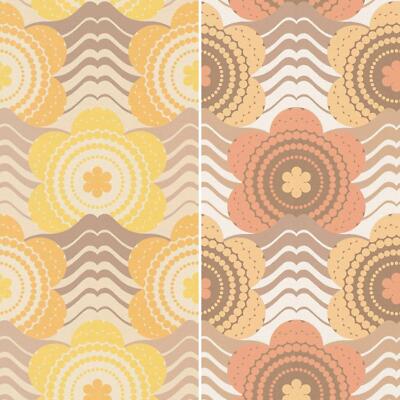 AS Creation Retro Blumen Tapete Trendy Stilvoll Struktur Paste The Wall Vinyl