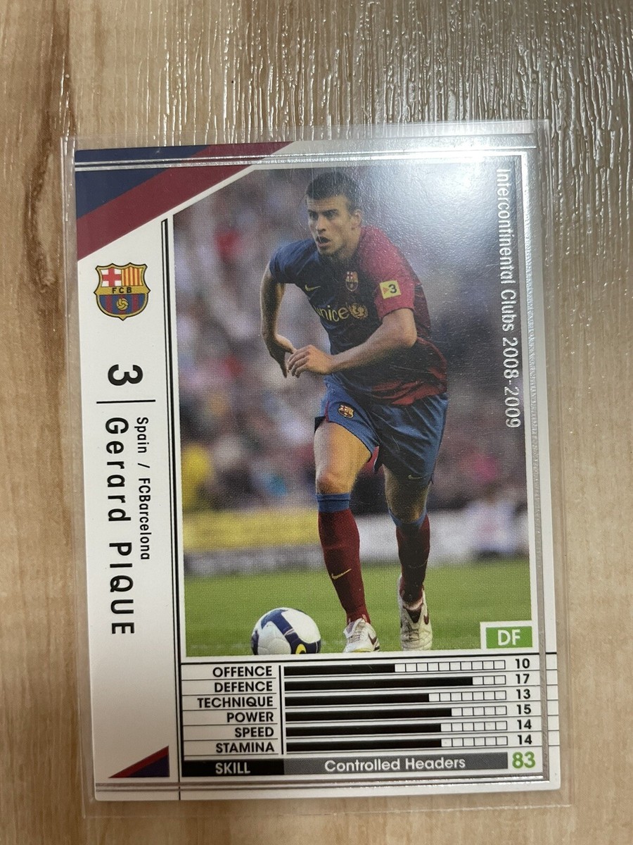 Gerard Pique #293 2008-2009 08-09 FC Barcelona Panini WCCF SOCCER