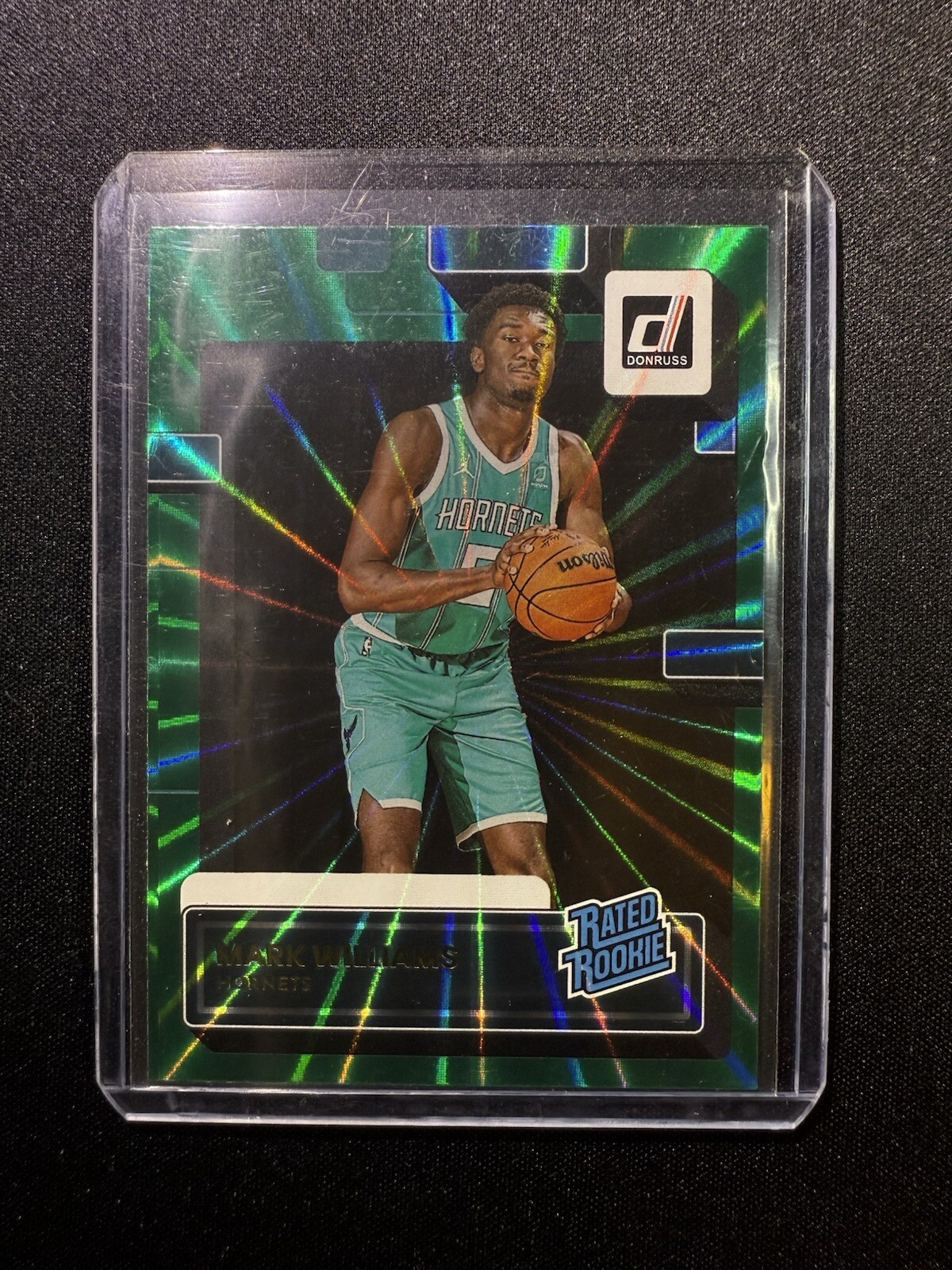 2022 Green Laser Mark Williams Donruss Card No. 215
