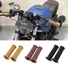 7/8" 22mm+25mm Thruster Grip Hand Grips For K75 K100 K1200 Cafe Racer Custom