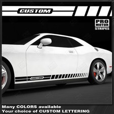 Decals For Dodge Challenger 2008-2023 Side Rocker Panel Stripes Choose Color Decals For Dodge Challenger 2008-2023 Side Rocker Panel Stripes Choose Color