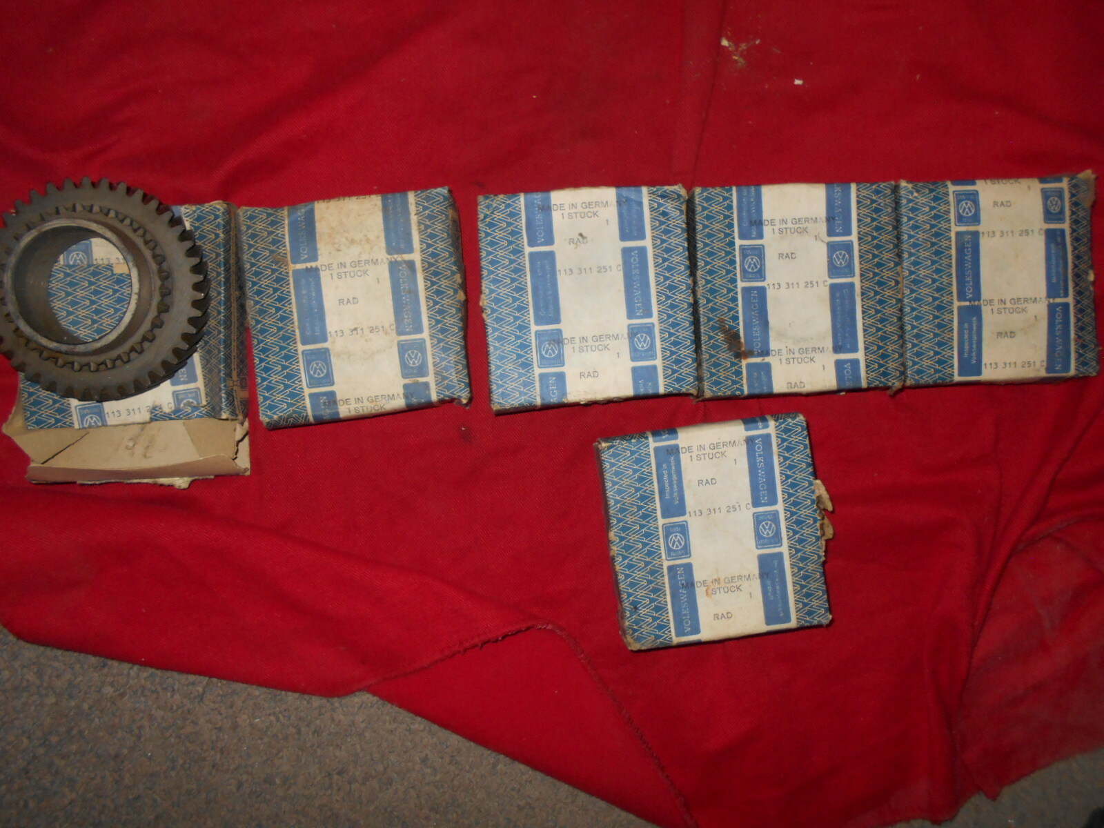 Lot O Vintage VW Volkswagen Transmission Transaxle Gears Bearings New