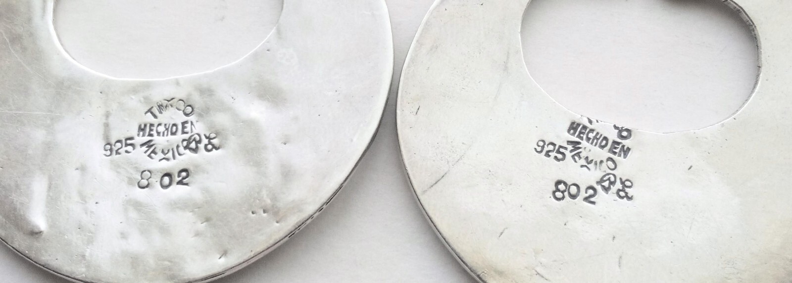 Large Sterling Silver Abalone Ozomatli Aztec Monk… - image 5