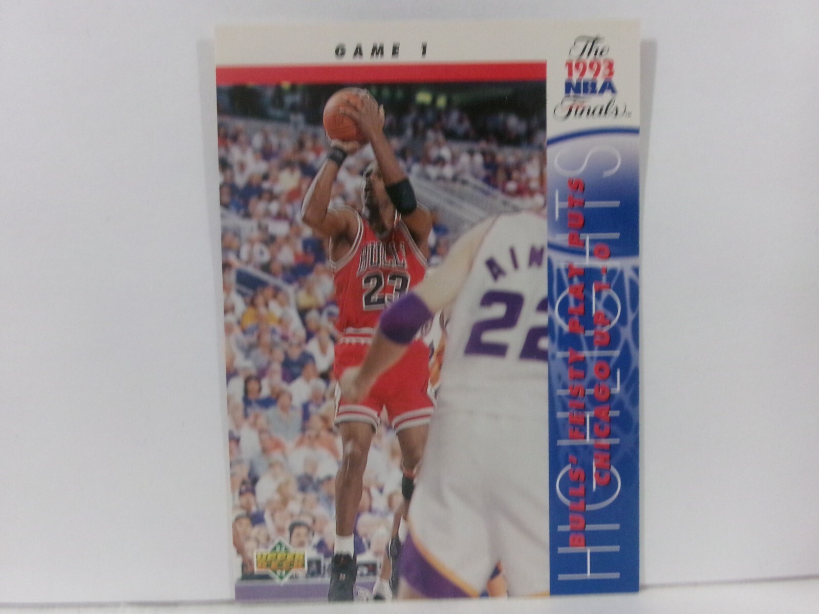 1993 Upper Deck NBA Playoffs Highlights #198 Michael Jordan Chicago Bulls