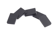 1/4" Tall Rubber Bumpers  Rectangle Shaped  1" x 1 1/2"  3M Adhesive Backing