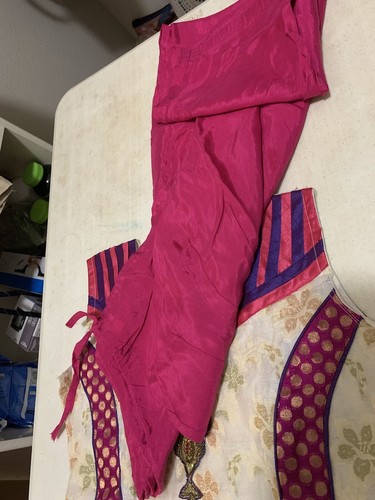 "ROPA INDIA PARA ADOLESCENTE KURTA SALWAR, DUPATTA TALLA 34" - Imagen 4 de 5