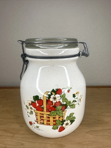 Vintage Cindy Sims Treasure Craft Hermetic Jar