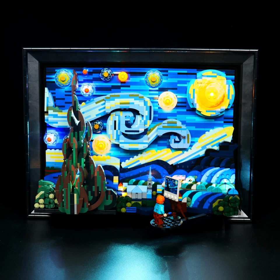BrickBling Light Kit for LEGO Vincent van Gogh-The Starry Night 21333 (Standard)
