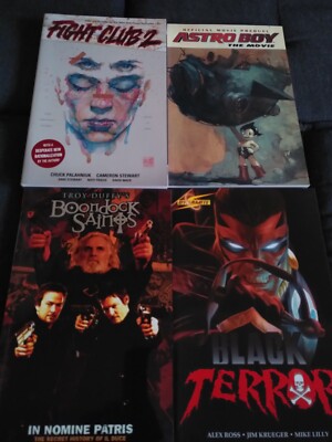 FIGHT CLUB 2 ASTRO BOY UNDERGROUND BONDOCK SAINTS BLACK TERROR SUPERPOWERS 4 TP