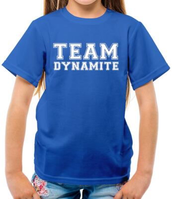 Team Dynamite - Kinder T-Shirt - Gladiator TV Game Show Name Anwärter