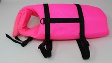Dog Life Jacket - Swimming Vest - Pup Safety - Bright Pink - SMALL 20-25 Pounds
